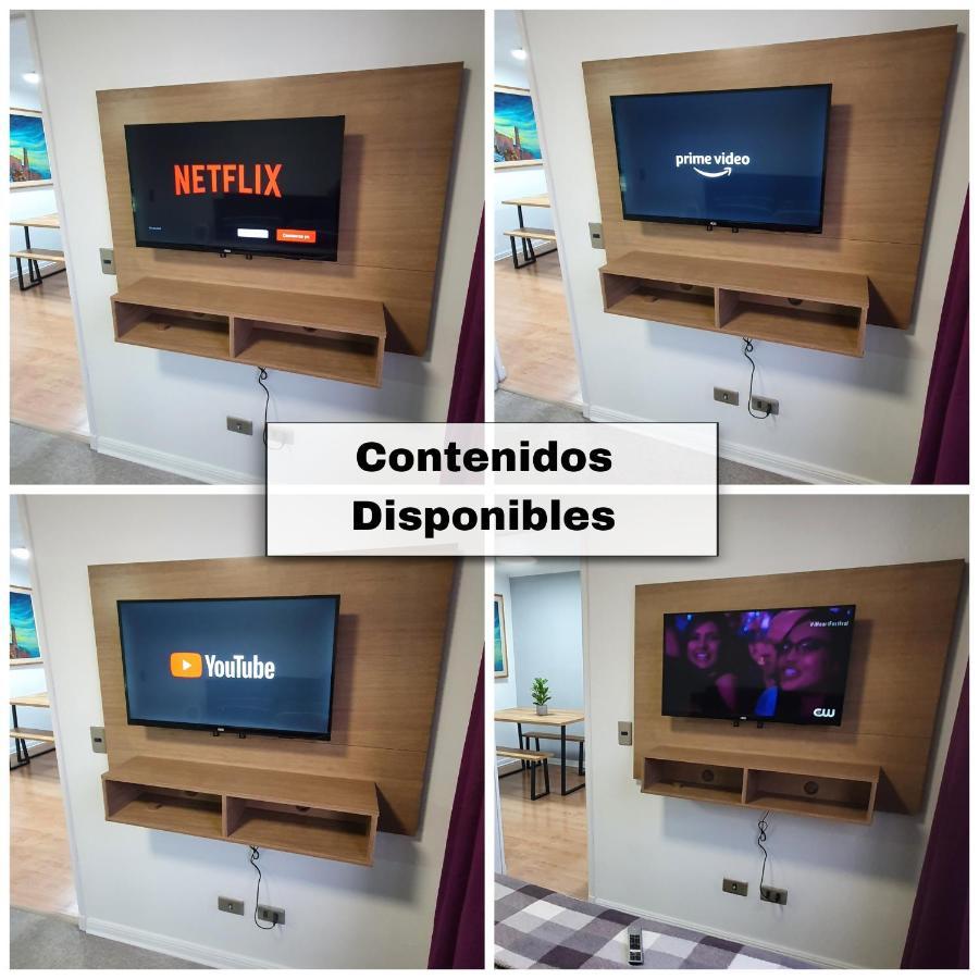 Centrico, Comodo Y Moderno Con Vista Privilegiada Hasta 4Pers Santiago Dış mekan fotoğraf